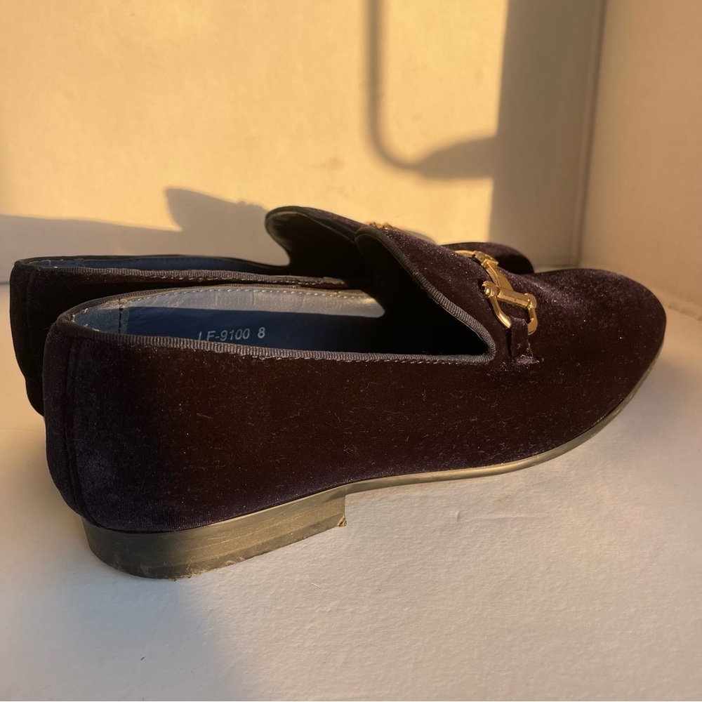 Royal Male Loafers shoes. The Italian style of a male velvet shoe. Size 8 - Picture 5 of 11